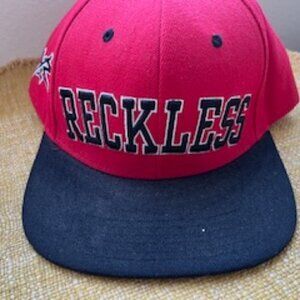 Reckless- Young And Reckless Red And Blue‎ SnapBack Adjustable Hat Cap